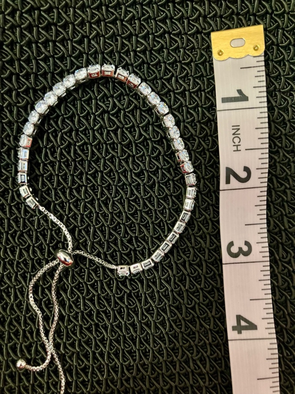 Swarovski Silver Clear Crystal Tennis Bracelet - Picture 4 of 4